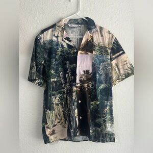 Zara cactus button down